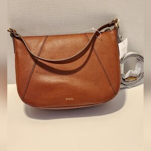 Fossil Skylar Crossbody Shoulder Bag Brown Leather NWT